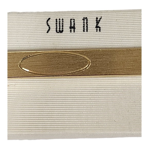 Vintage Engravable Tie Bar Swank Brushed Gold with Original Box - Picture 5 of 5